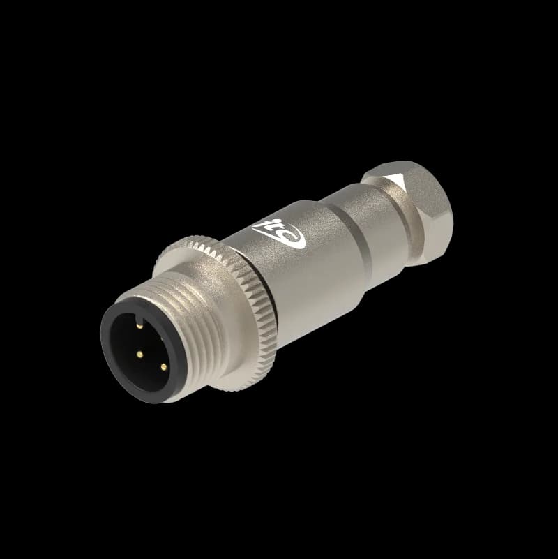 Conector cabo M12 1 Amper Macho