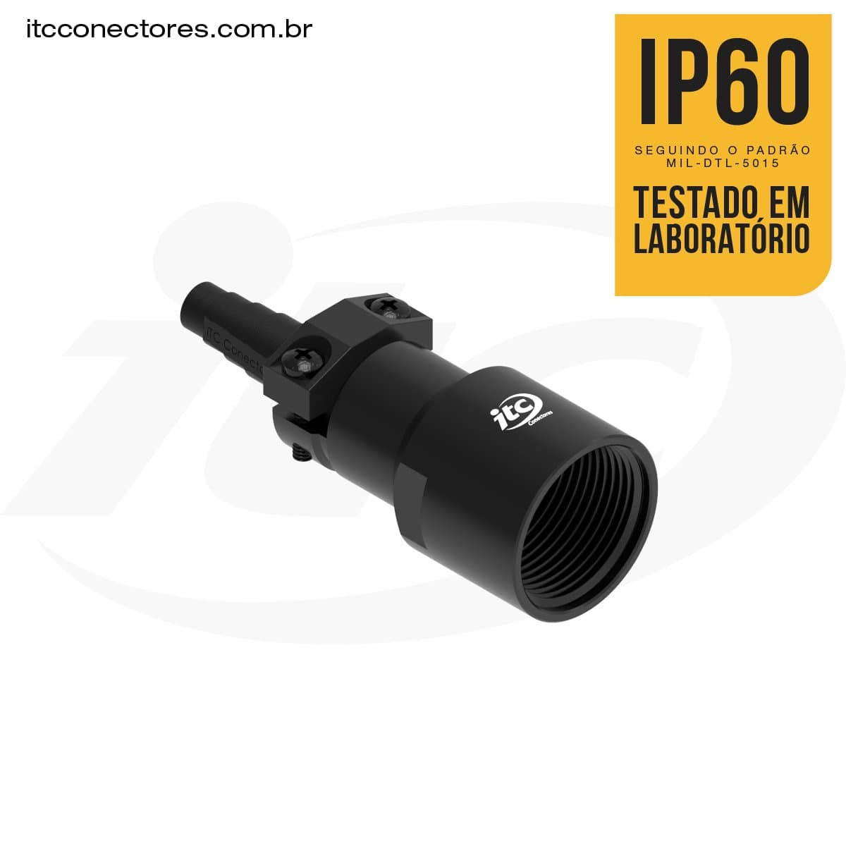 Capa para conector flange redonda M16 IP60